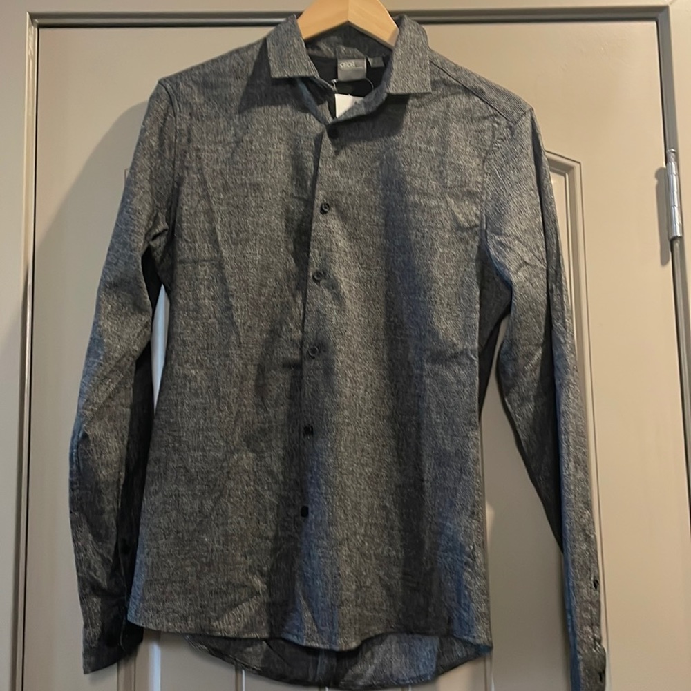 Asos Grey Button Down Shirt